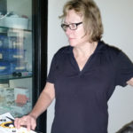 Dr. Ann Reed performing an ultrasound exam