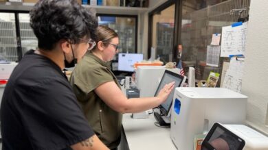 Sunnycrest staff using in-house laboratory equipment